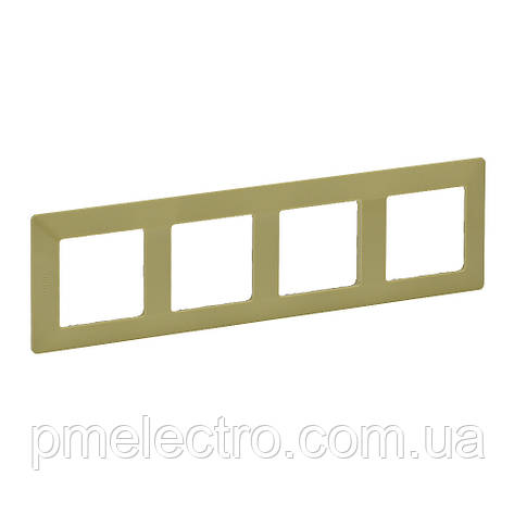 Рамка 4 поста Legrand Valena Life Лайм (754084), фото 1