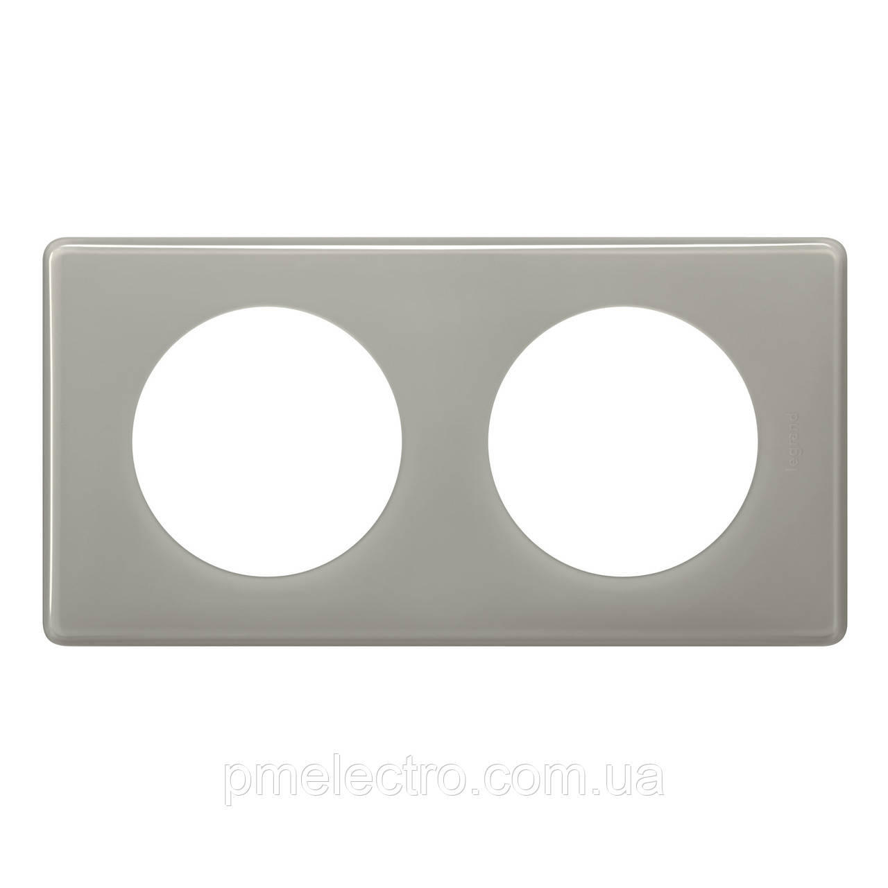Рамка Legrand Céliane 2 пости Сірий Глянець (066602)