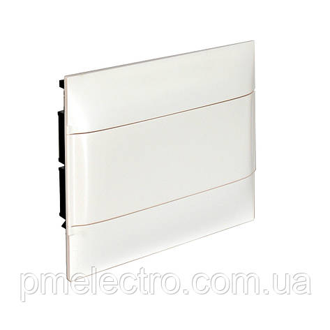 Вбудовуваний розподільний щиток E+N, 63А, 1 ряд. 12 мод, Білий, Legrand Practibox3 S 135141, фото 1