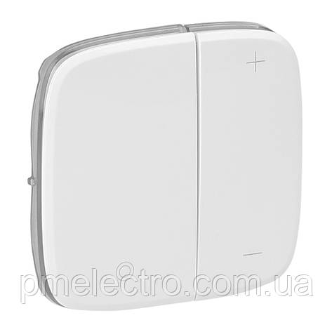 Лицьова панель світлорегулятора клавішного, Білий, Legrand Valena Allure, 752085, фото 1