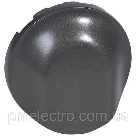 Лицьова панель кабельного виведення Legrand Céliane Графіт (067941), фото 1