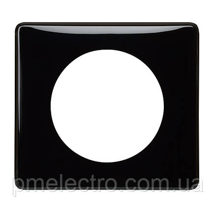 Рамка Legrand Céliane 1 пост Чорний глянець (066681), фото 1