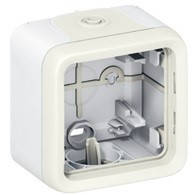 Монтажна коробка накладна IP55, 1-пост, Білий, Legrand Plexo 69689, фото 1