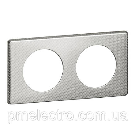 Рамка Legrand Céliane 2 пости Сільвер Пунктум (068722), фото 3
