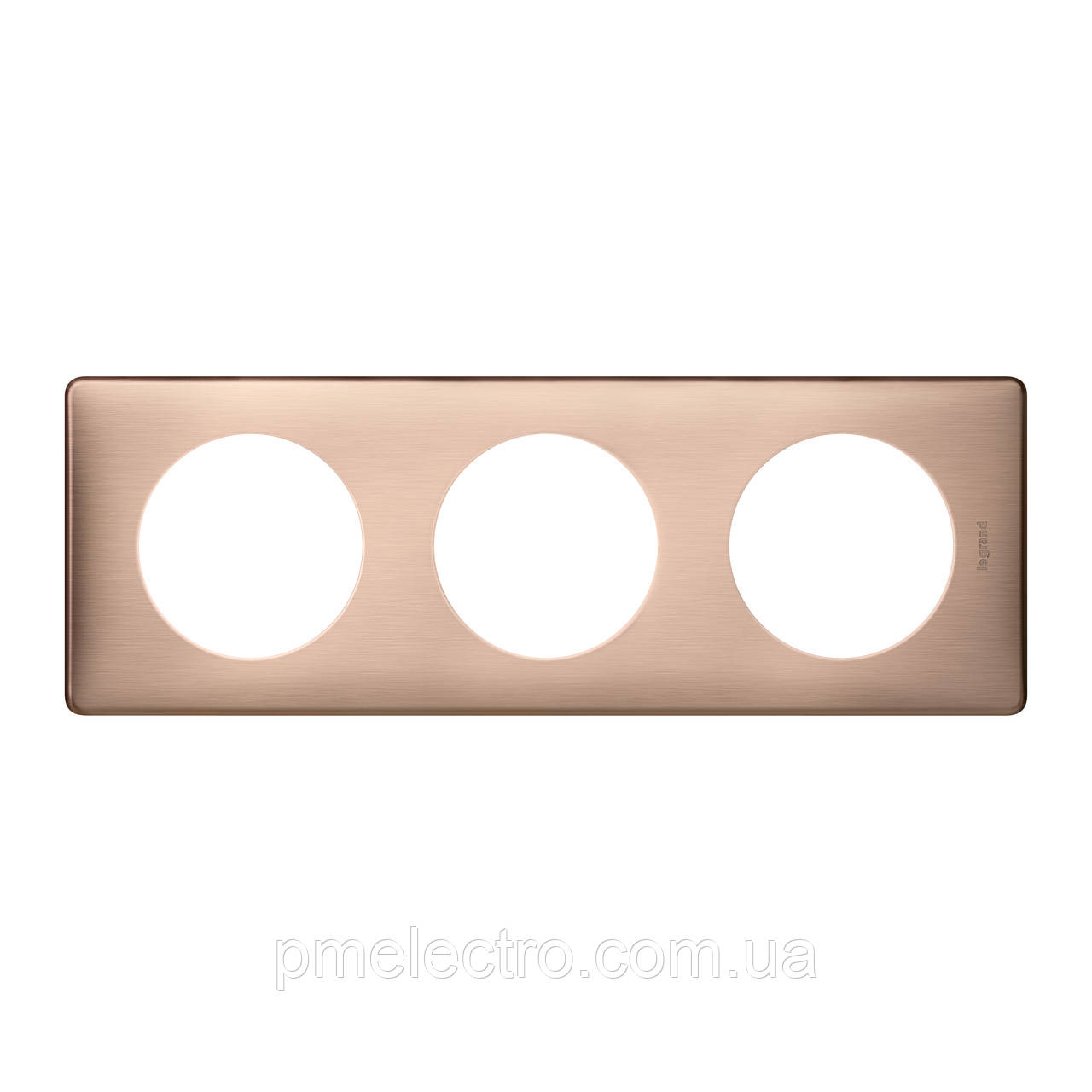 Рамка Legrand Céliane 3 пости Мідь (068993)