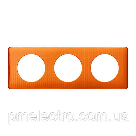 Рамка Legrand Céliane 3 поста Жовтогар Пунктум (068763), фото 1