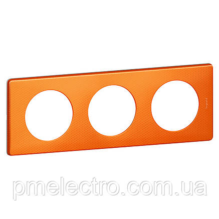 Рамка Legrand Céliane 3 поста Жовтогар Пунктум (068763), фото 3