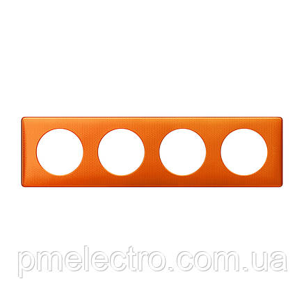 Рамка Legrand Céliane 4 поста Жовтогар Пунктум (068764), фото 1
