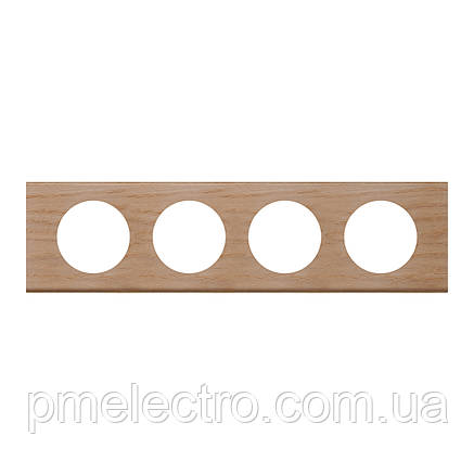 Рамка Legrand Céliane 4 пости Білий Дуб (069054), фото 1