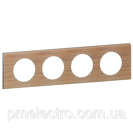 Рамка Legrand Céliane 4 пости Білий Дуб (069054), фото 3
