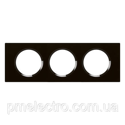 Рамка Legrand Céliane 3 пости Смольта Графіт (069303), фото 1