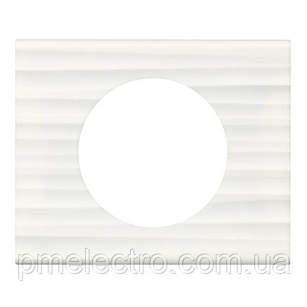 Рамка Legrand Céliane 1 пост Білий Рельєф (069011), фото 1