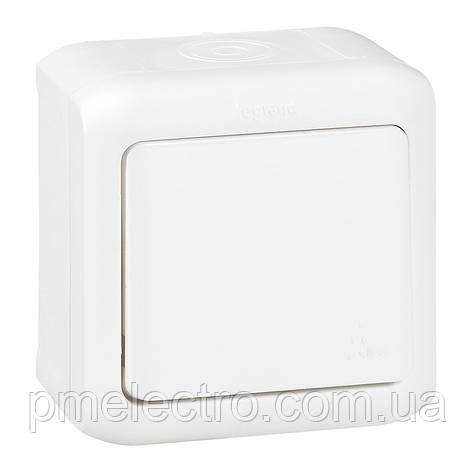 Перемикач 1-кл.10A, IP44, Білий, Legrand Forix 782363, фото 1
