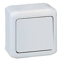 Вимикач прохідний 1-кл.10A, IP44, Сірий, Legrand Forix 782383