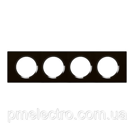 Рамка Legrand Céliane 4 пости Смальта Графіт (069304), фото 1