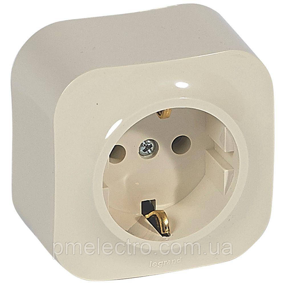 Розетка 2К+З. 16A, 250B, Слонова кістка, Legrand Forix 782441