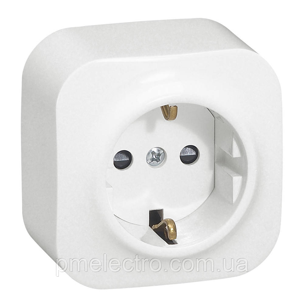 Розетка 2К+З, 16A, 250B, Білий, Legrand Forix 782411