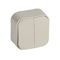 Вимикач прохідний 2-кл. 10A, Слонова кістка, Legrand Forix 782436