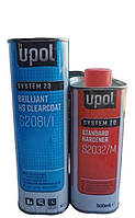 Лак HS 2:1 Brilliant Clearcoat U-POL  1.0л + 0.5л