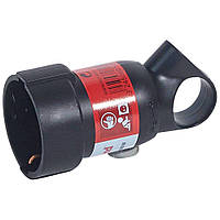 Розетка з кільцем 2К+3, Чорний, Legrand 050195