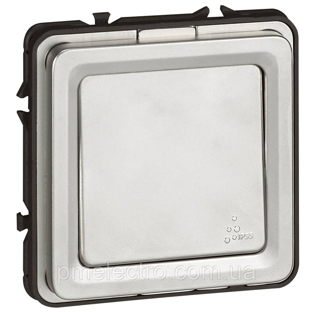 Перемикач проміжний 10A, 250 В, IP 55, Білий, Legrand Soliroc 77811