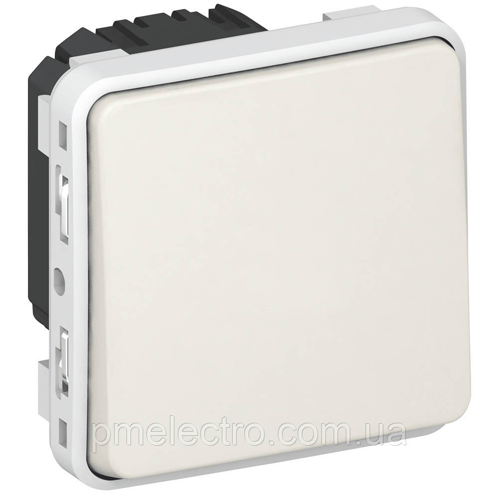 Механізм перемикача на два напрямки 10А, 250В, IP 55 , Білий, Legrand Plexo 069611