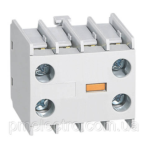 Блоки допоміжних контактів - фронтальний, 1 H. 0. + 1 H. 3. Legrand CTX3 mini 417150, фото 1
