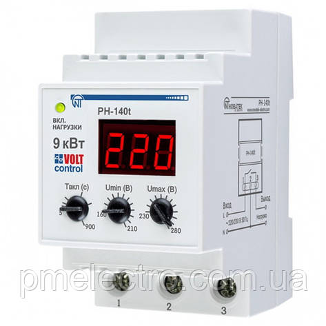 Реле контролю напруги, 40 А, 230 В, NOVATEK ELECTRO, РН-140Т, фото 1