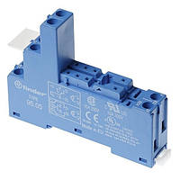 Розетка з гвинтовими затискачами на рейку 35 мм, реле 40.51 /40.52, FINDER, 9505SMA