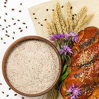 Борошно чорнобривої пшениці цільнозернове жорнове