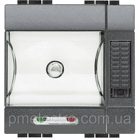 Аварійної світильник, 230В, 2 модуля, Антрацит, Legrand Bticino LivingLight, L4380, фото 1