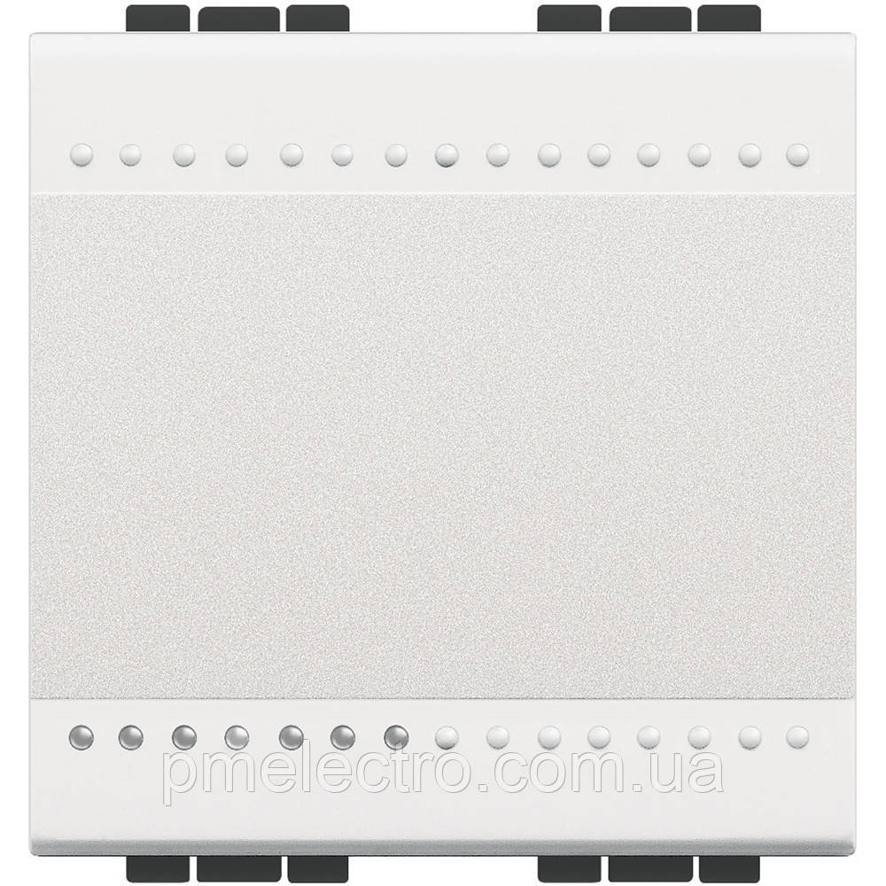 Перемикач на два напрями, 2 модулі, Білий, Legrand Bticino LivingLight, N4003M2N