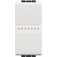 Переключатель промежуточный Axial, 1 модуль, Белый, Legrand Bticino LivingLight, N4054