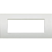 Рамка ультратонкая 7- модулей, Белый жемчуг, Legrand Bticino LivingLight AIR, LNC4807PR