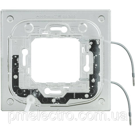 Супорт з підсвічуванням 2 модуля, Legrand BTicino Axolute, HA4702X, фото 1