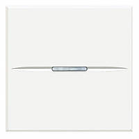 Вимикач Axial з гвинтовими клемами, 2 модулі, Білий, Legrand Bticino Axolute, HD4001M2N