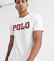Мужская футболка Polo белая