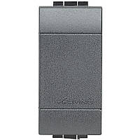 Заглушка, 1 модуль, Антрацит, Legrand Bticino LivingLight, L4950