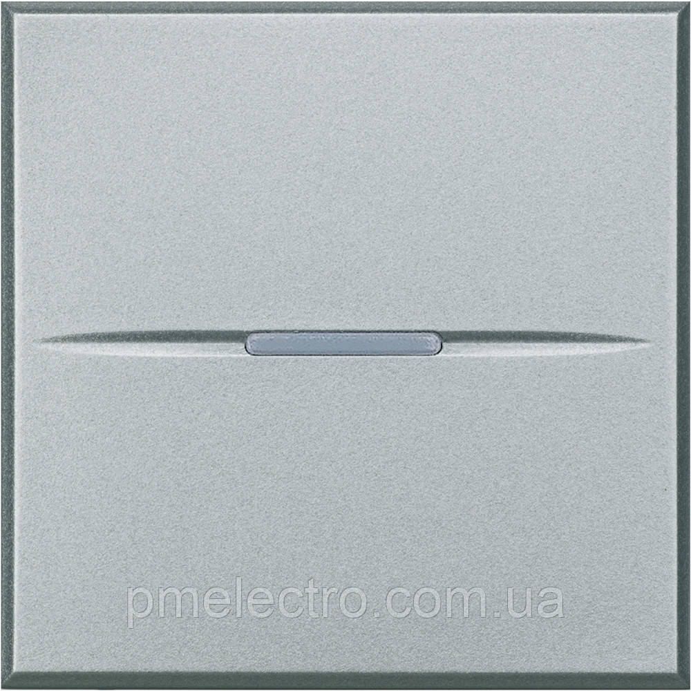 Вимикач Axial з автоматичними клемами, 2 модулі, алюміній, Legrand Bticino Axolute, HC4001M2AN