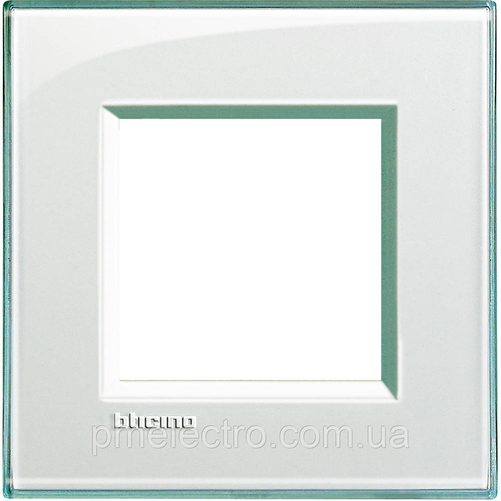 Прямокутна Рамка 1 - пост, Морська вода, Legrand Bticino LivingLight, LNA4802KA