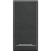 Перемикач на два напрями, 1 модуль, Антрацит, Legrand Bticino Axolute, HS4053