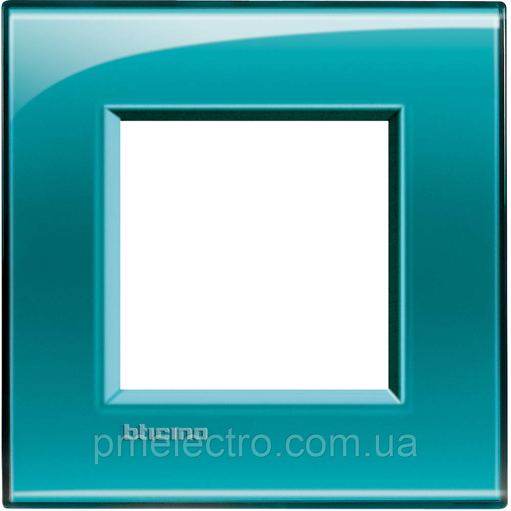Прямокутна Рамка 1 - пост, Зелений, Legrand Bticino LivingLight, LNA4802VD