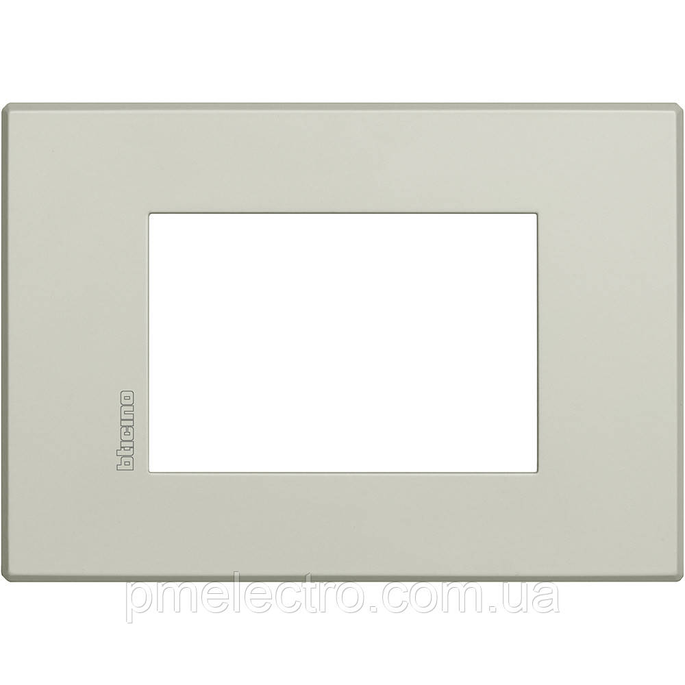 Рамка ультратонка 3 — модуля, Піщаник, Legrand Bticino Axolute AIR, HW4803SB