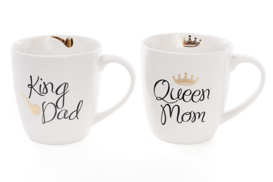 Горнятко порцелянове King Dad/Queen Mom, 520мл