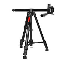 Професійний штатив KINGJOY VT-890H, вертикальна тринога 360° для камери, фотоапарата 181 см, чорний, фото 5