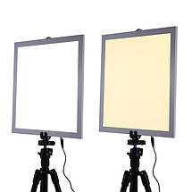 LED панель 1200Lm, 6000К, світлова панель 24W, Puluz 5138 для предметної зйомки, фото 3