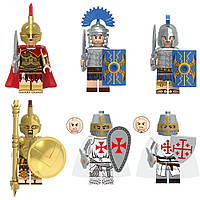 Набір фігурок чоловічків лицарів з різних епох