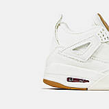 Баскетбольні кросівки Air Jordan 4 Levi's 'White Denim', фото 3
