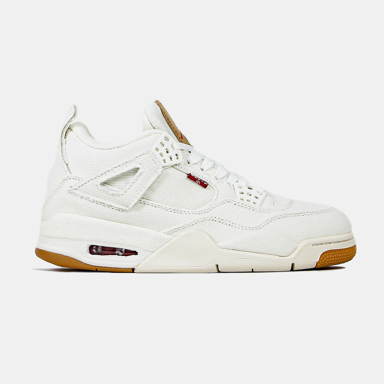 Баскетбольні кросівки Air Jordan 4 Levi's 'White Denim', фото 1