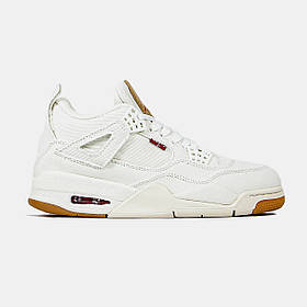 Баскетбольні кросівки Air Jordan 4 Levi's 'White Denim'